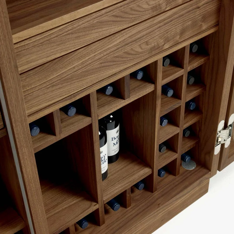 Wine Cabinet CAMBUSA WINE JUMBO by Giuliano Cappelletti for Riva 1920