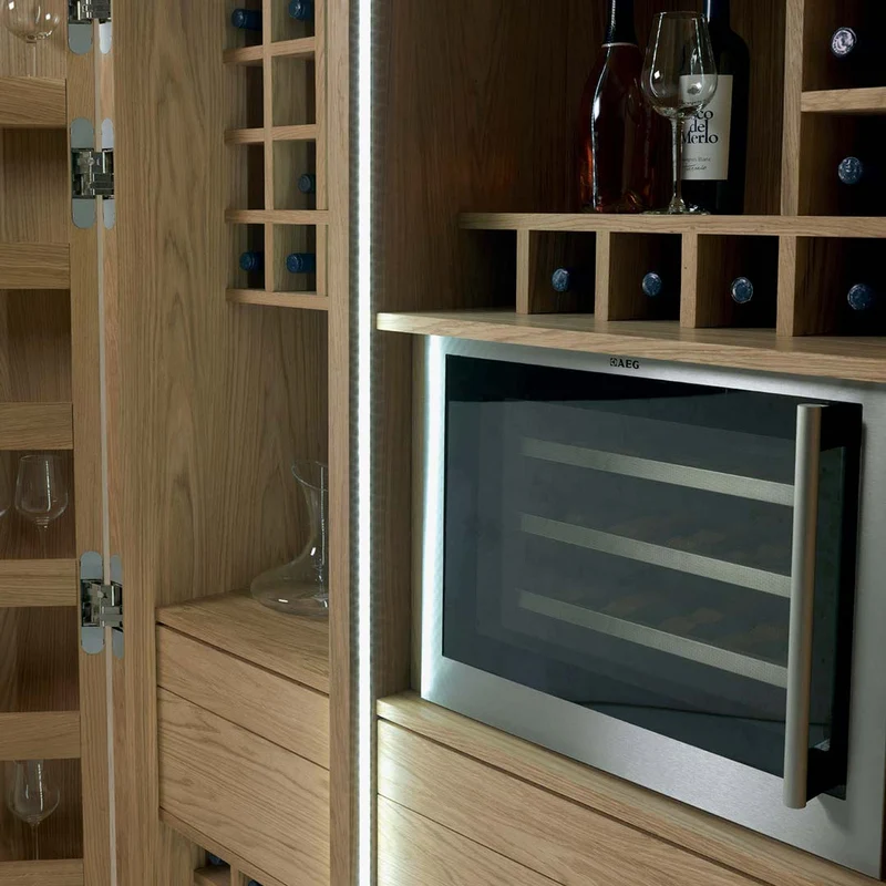 Wine Cabinet CAMBUSA WINE JUMBO by Giuliano Cappelletti for Riva 1920