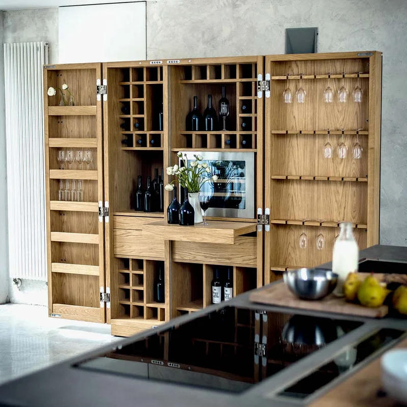 Wine Cabinet CAMBUSA WINE JUMBO by Giuliano Cappelletti for Riva 1920