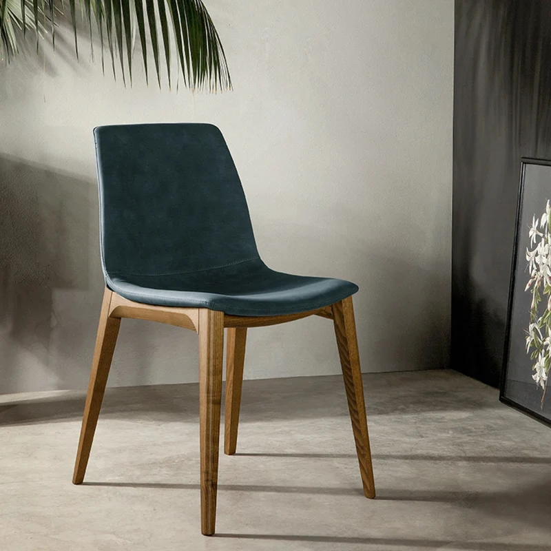 Elegant Aralia Chair | Premium Leather & Wood Design