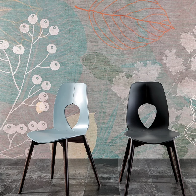 Luxurious Hole Wood Chair | Contemporary Design & Comfort