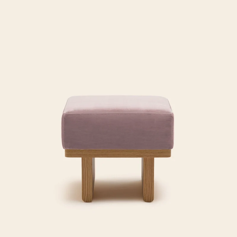 Tabouret ANCA dalila nacre rose