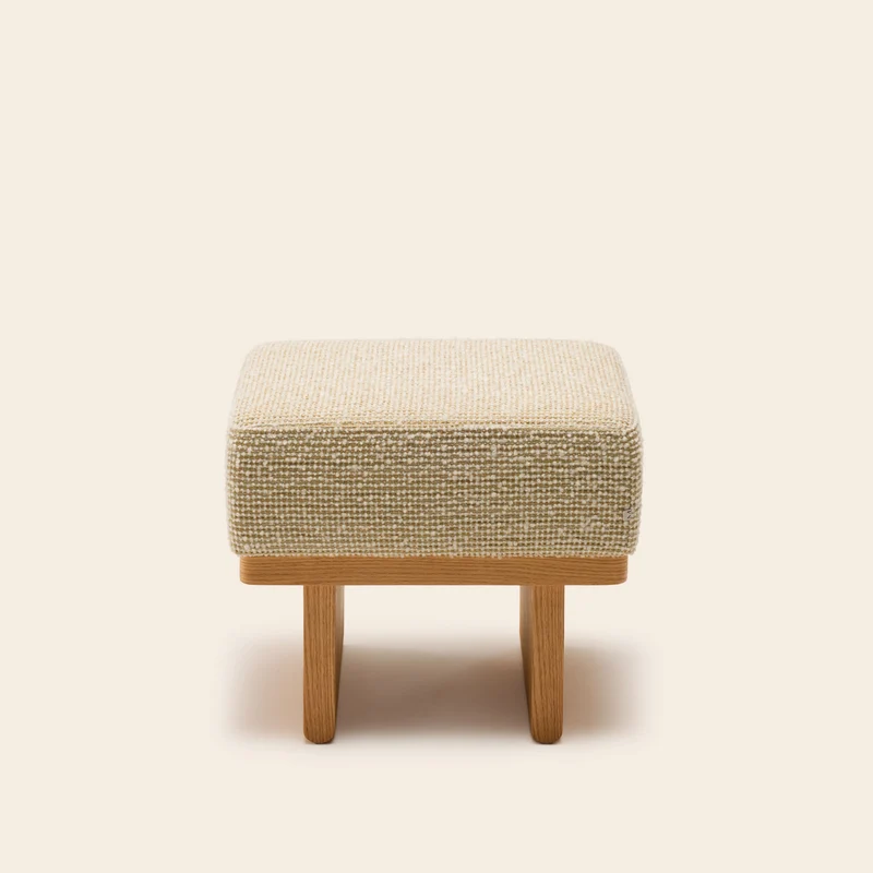 Tabouret ANCA pietro ivoire et naturel
