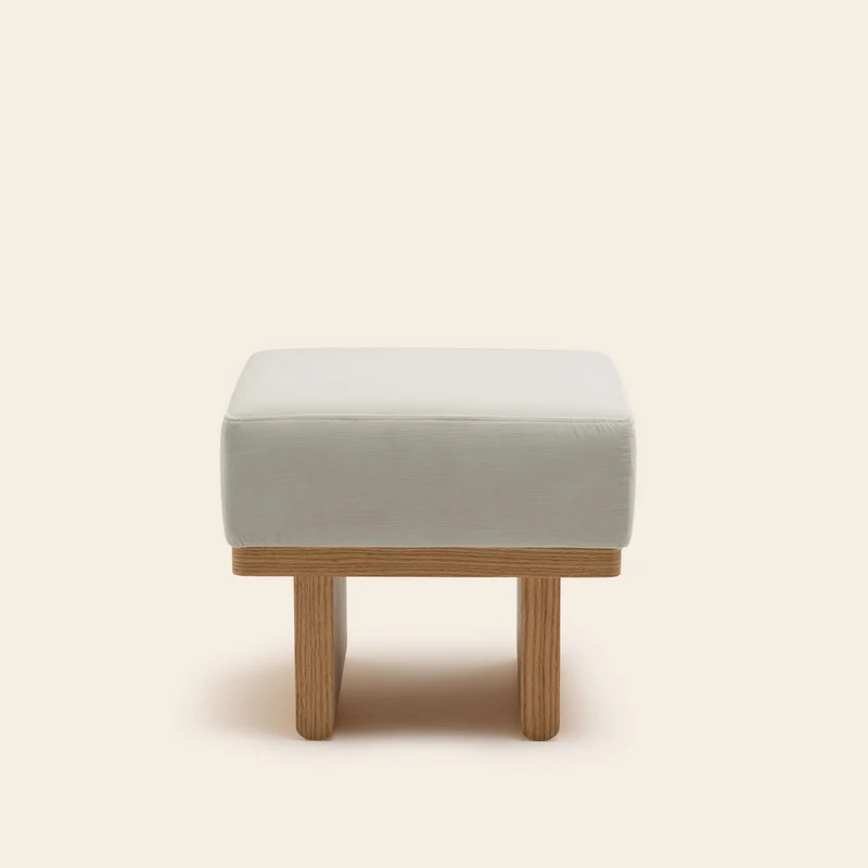 Tabouret ANCA dalila gris perle