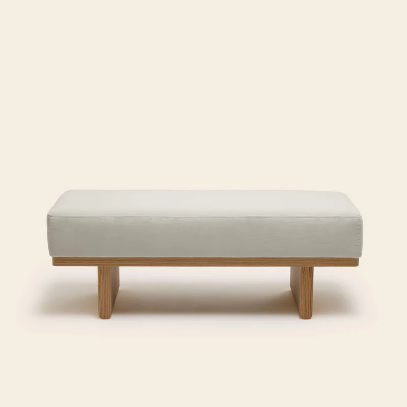 Banc ANCA dalila gris perle