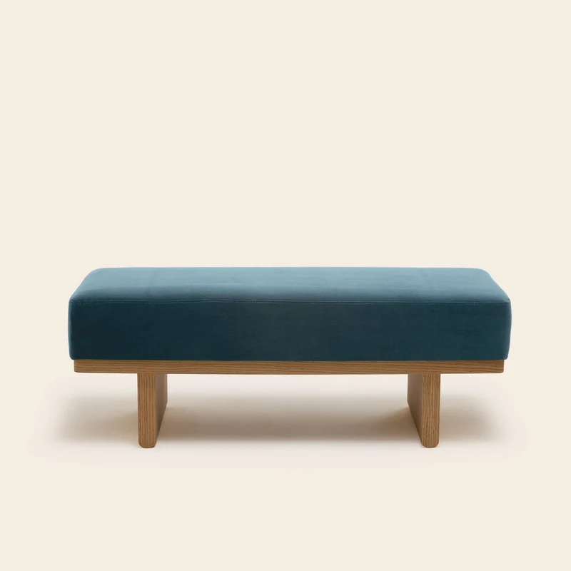 Banc ANCA dalila bleu de gris