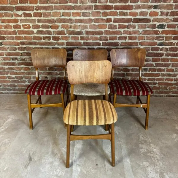Set di Quattro Sedie Vintage in Teak – Danimarca (1960)