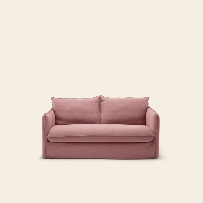 Canapé JANEL barbate rose ancien