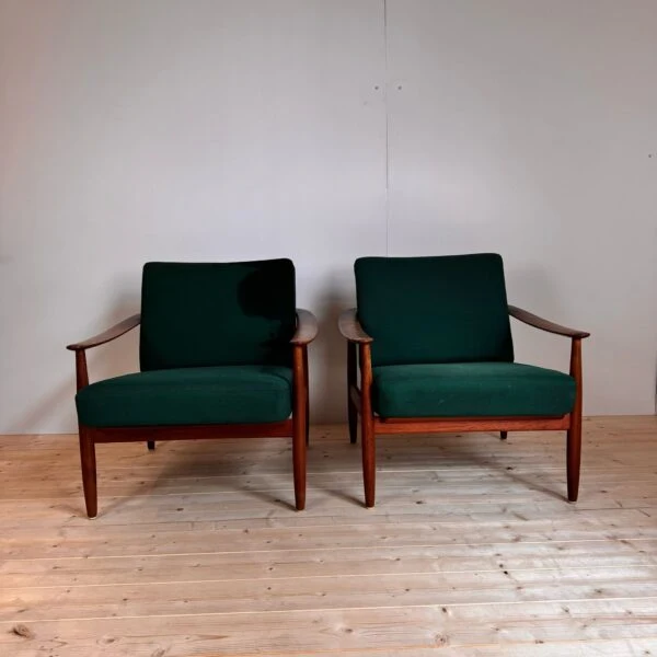 Coppia di Poltrone Vintage Danesi Anni '60 - Design Mid-Century in legno di teak