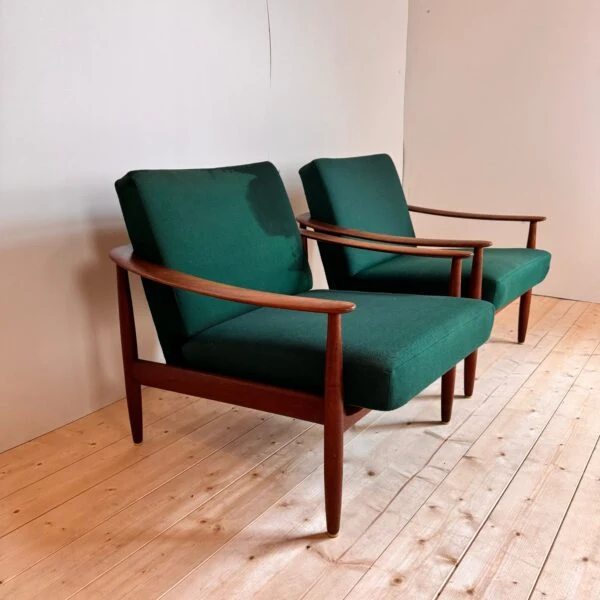 Coppia di Poltrone Vintage Danesi Anni '60 - Design Mid-Century in legno di teak