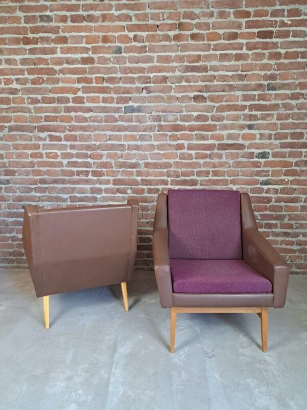 Coppia di Poltrone Vintage – Eleganza Mid-Century