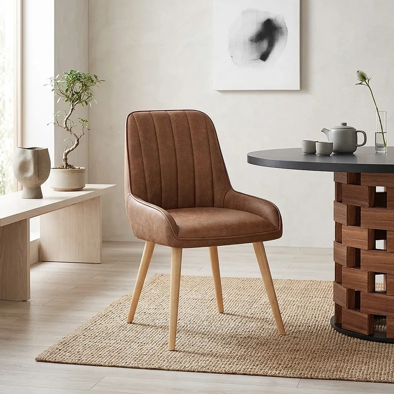 Sedia Legno - Rosa Marrone