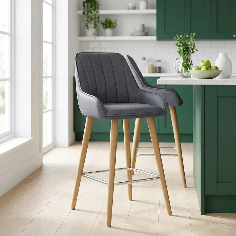 Sgabello Legno - Rosa Blu