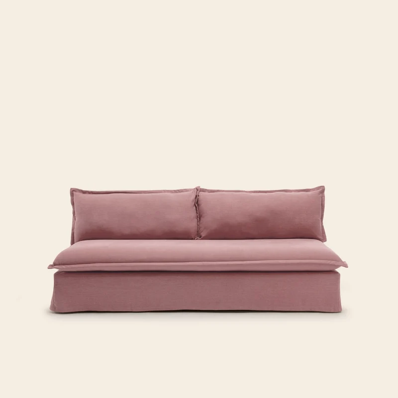 Banquette SALVINA barbate rose ancien