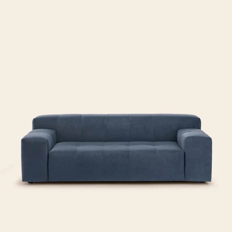 Canapé UBERTO opal bleu de gris