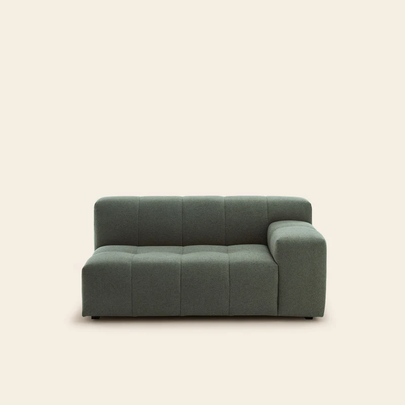 Canapé modulable accoudoir D UBERTO glory vert forêt