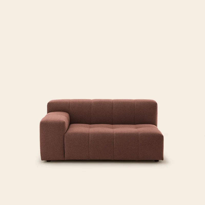 Canapé modulable accoudoir G UBERTO glory rouille