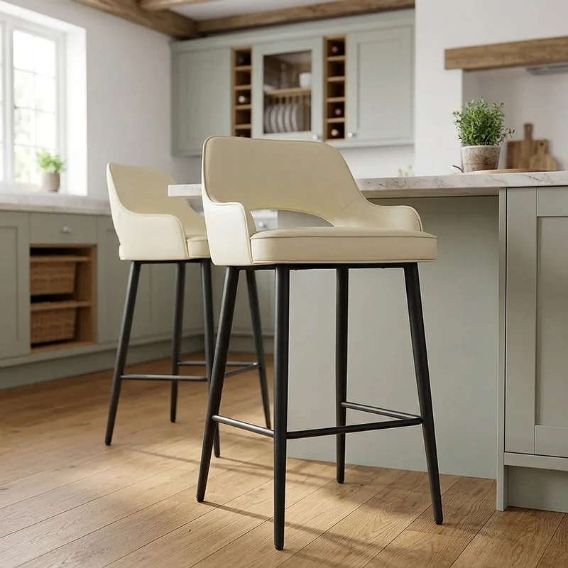 Sgabello Ecopelle - Sutton Crema