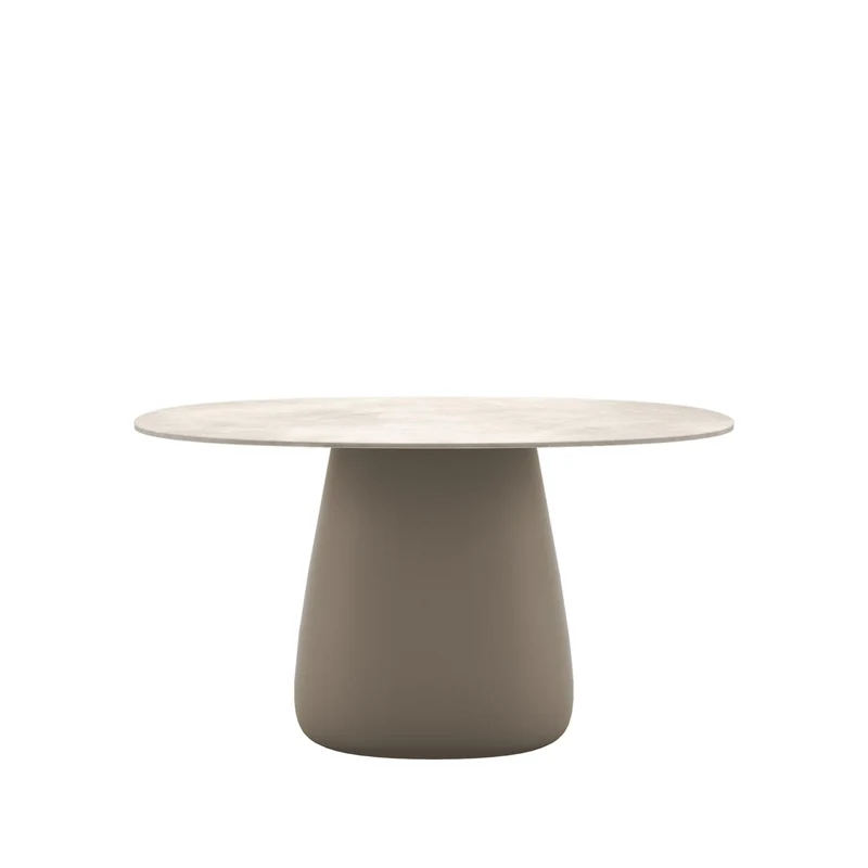 Stoneware Dining Table COBBLE by Elisa Giovannoni for Qeeboo