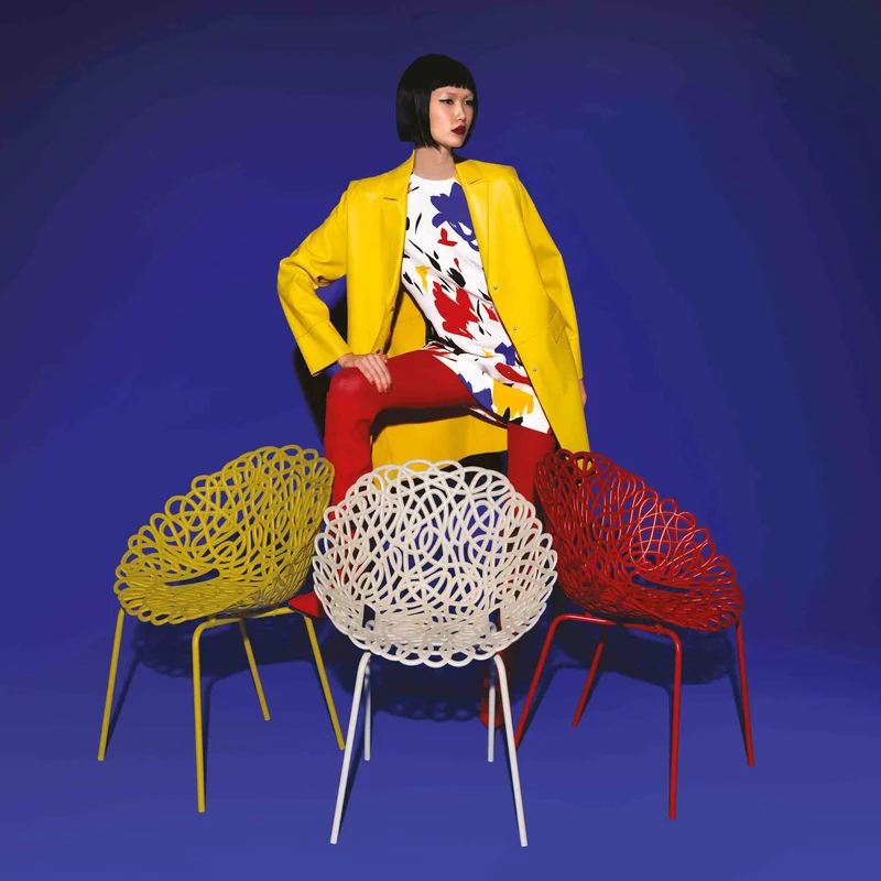 Set of Outdoor Chairs BACANA by Estudio Campana for Qeeboo