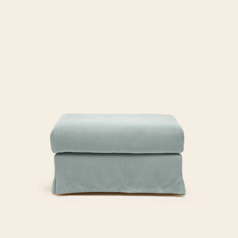 Set de housse de pouf CLARIBEL barbate céladon