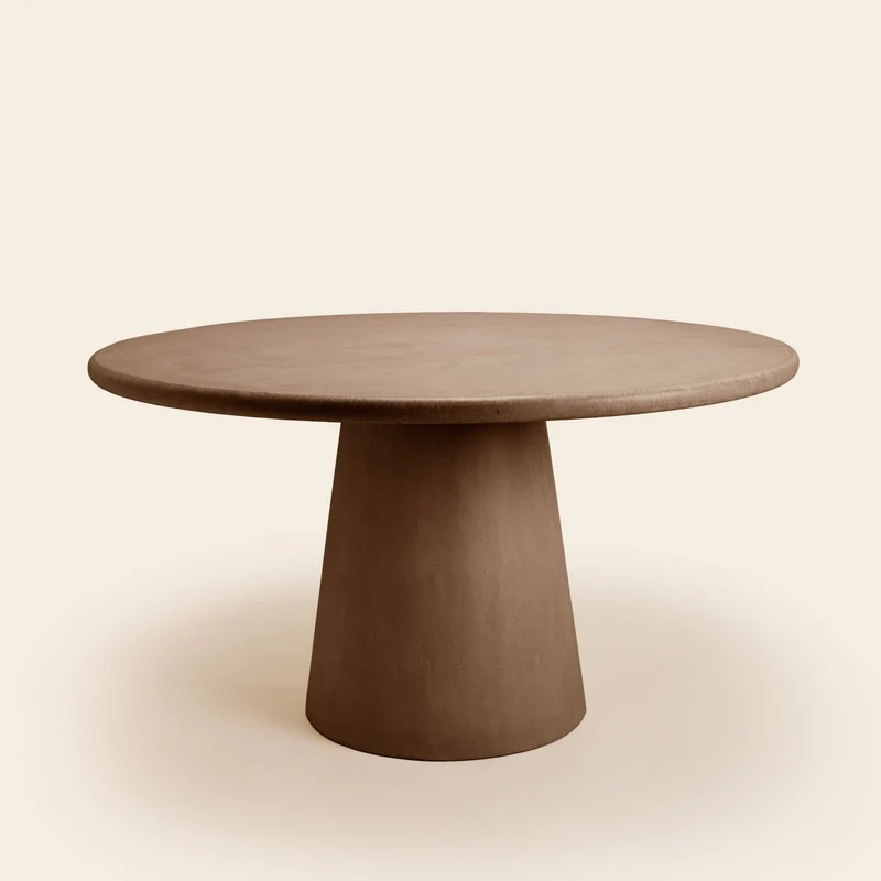 Table à manger ELIZ terre brune
