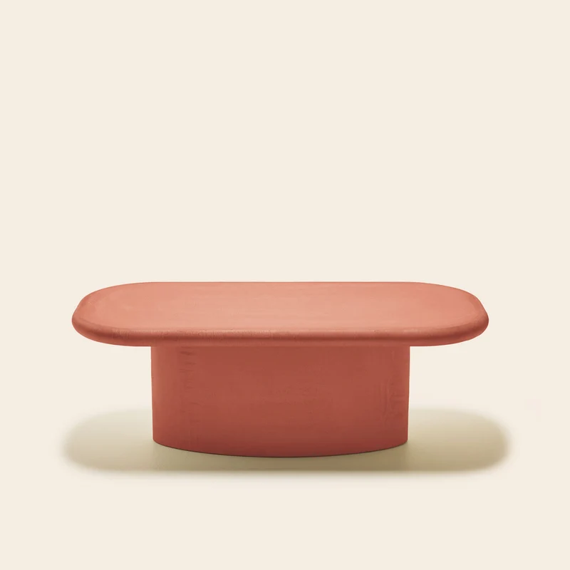 Table basse CALIX terre cuite
