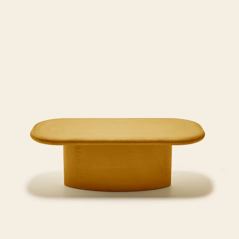 Table basse CALIX terre d'ocre