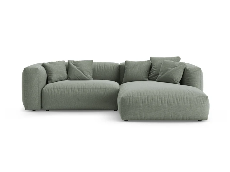 Divano Angolare Destro con Funzione Letto, "Martina", 4 Posti, 280x170x75