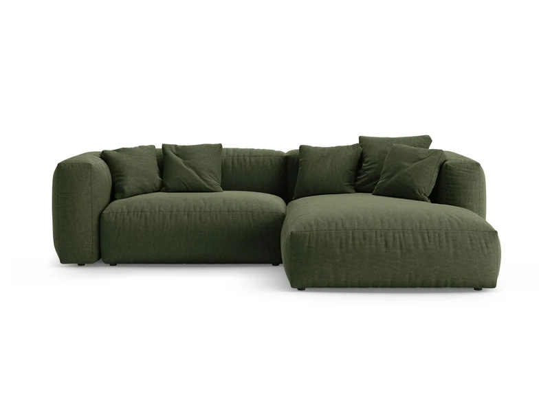 Divano Angolare Destro con Funzione Letto, "Martina", 4 Posti, 280x170x75