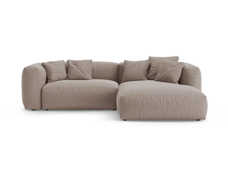 Divano Angolare Destro con Funzione Letto, "Martina", 4 Posti, 280x170x75