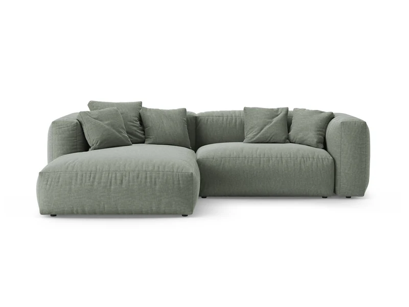 Divano Angolare Sinistro con Funzione Letto, "Martina", 4 Posti, 280x170x75