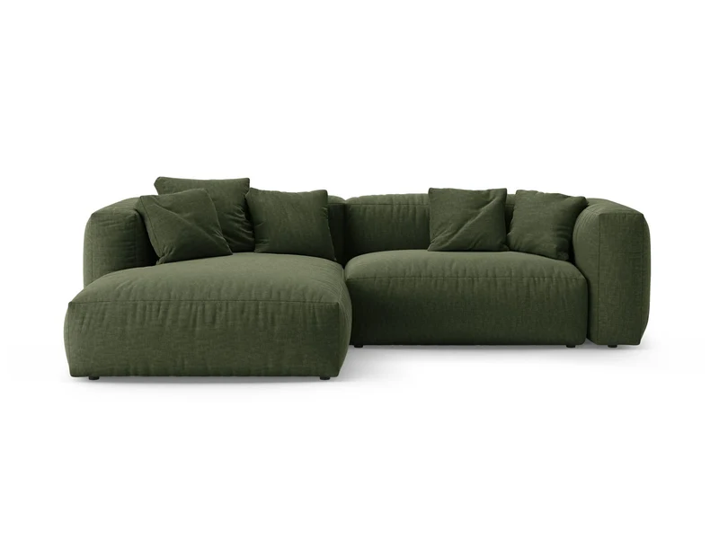 Divano Angolare Sinistro con Funzione Letto, "Martina", 4 Posti, 280x170x75