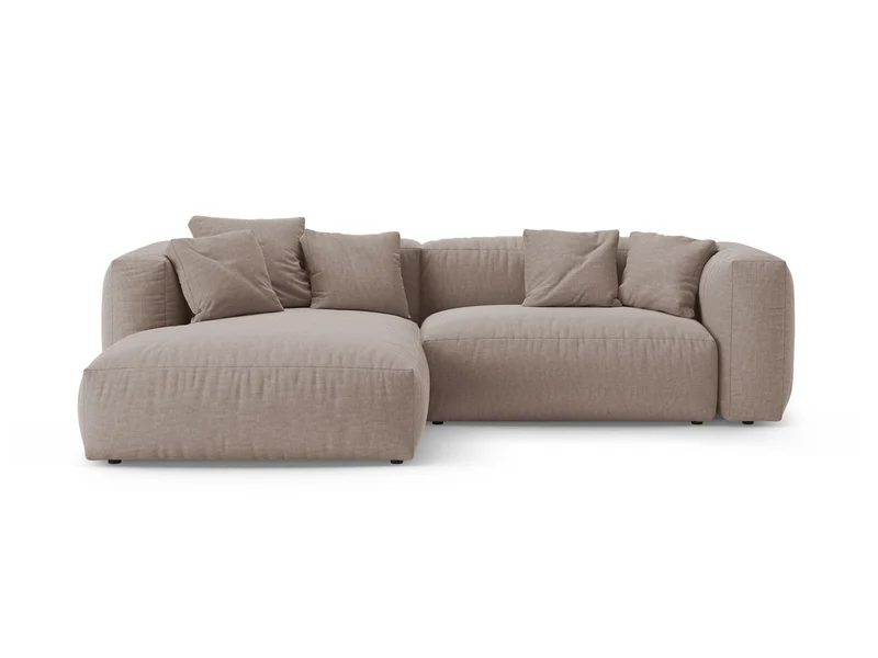 Divano Angolare Sinistro con Funzione Letto, "Martina", 4 Posti, 280x170x75