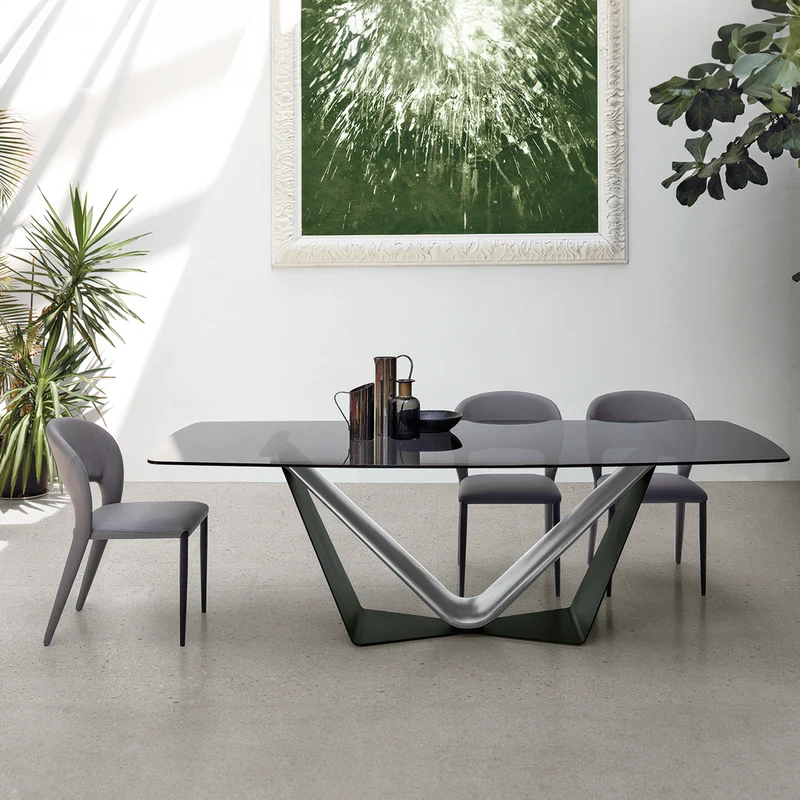 Velar Fixed Dining Table by Target Point - Italian Designer Dining Table
