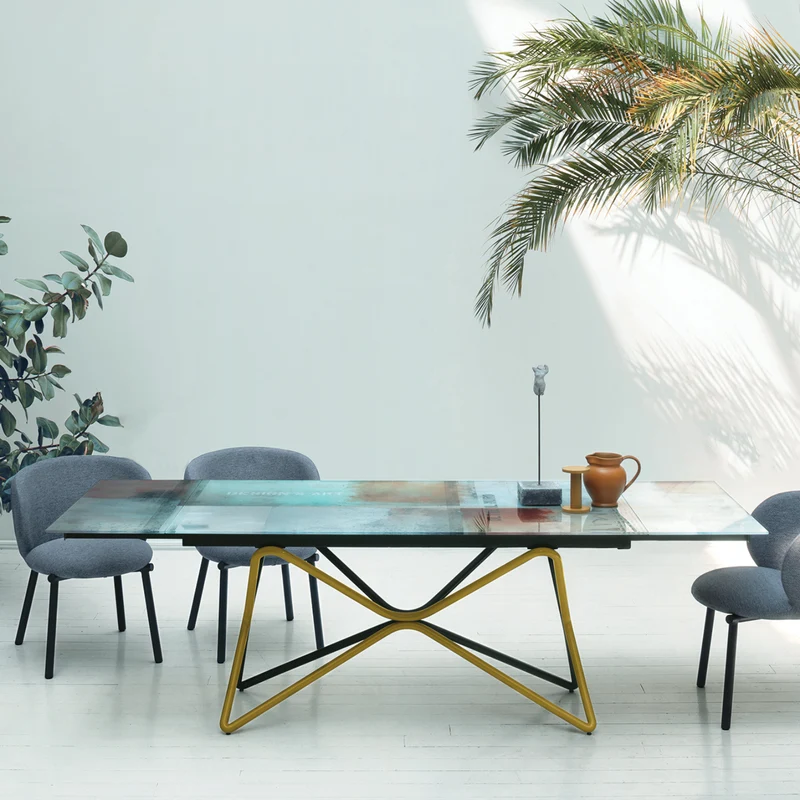 Galaxy Modern Rectangular Extendable Table - Sleek & Versatile Design
