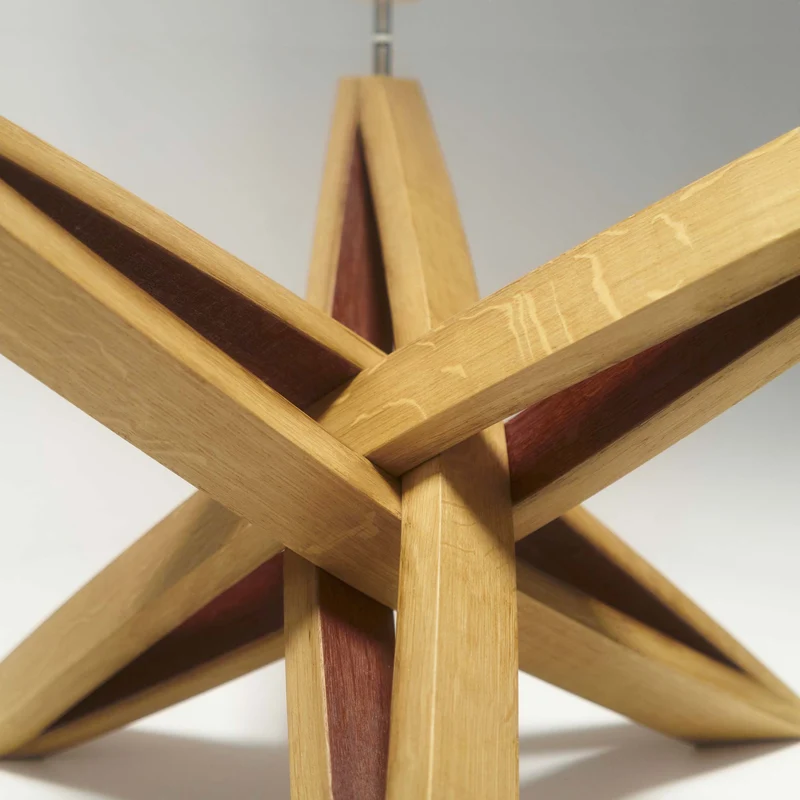 Wood and Glass Coffee Table NARNI by Massimo Martino, Francesco De Luca e Andrea Riva for Winetage