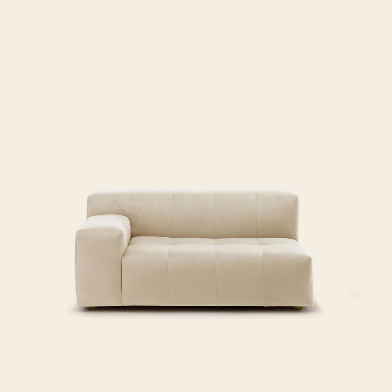 Canapé modulable accoudoir G UBERTO opal sable doux