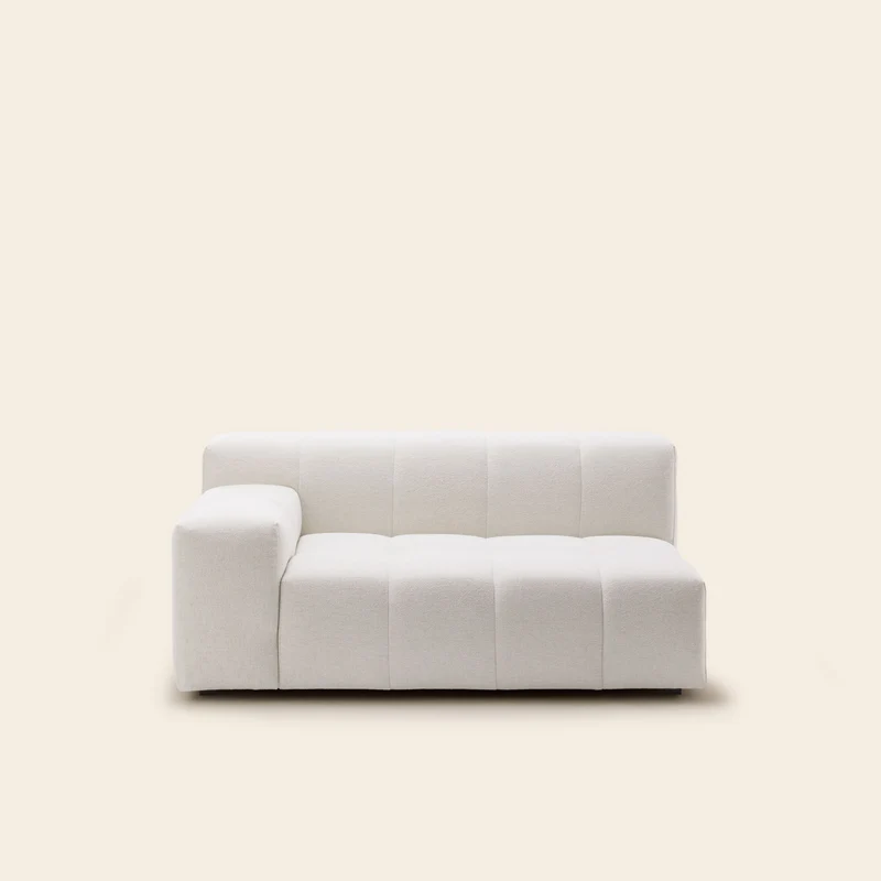 Canapé modulable accoudoir G UBERTO glory ivoire