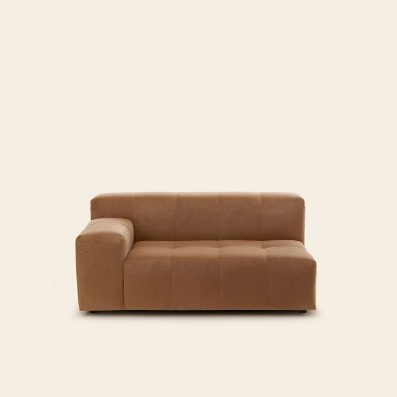 Canapé modulable accoudoir G UBERTO opal caramel