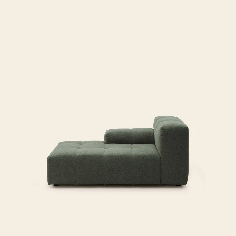 Méridienne modulable G UBERTO glory vert forêt