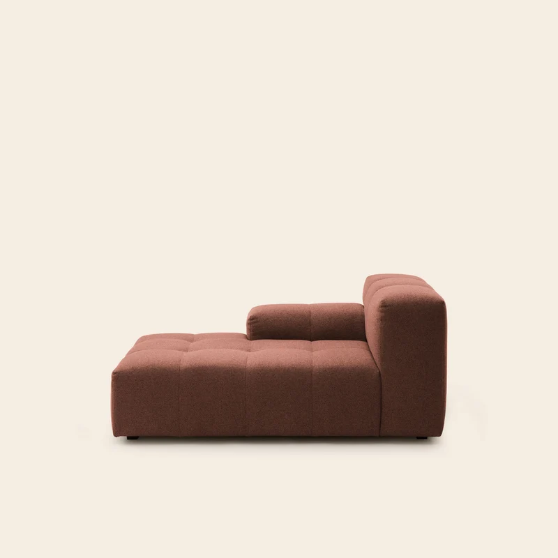 Méridienne modulable G UBERTO glory rouille