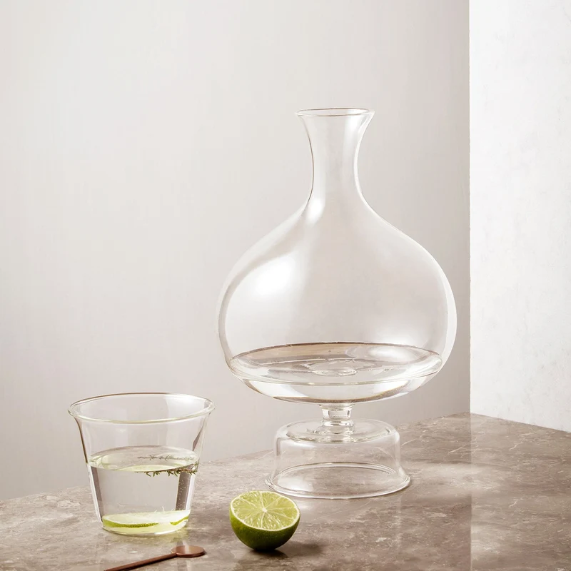 Blown Glass Wine Glasses PLUME Set of Four by Aldo Cibic for Paola C