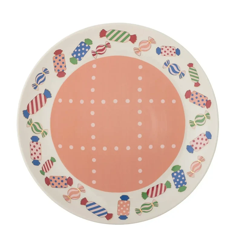 Bord aardewerk multi Caramella 30cm