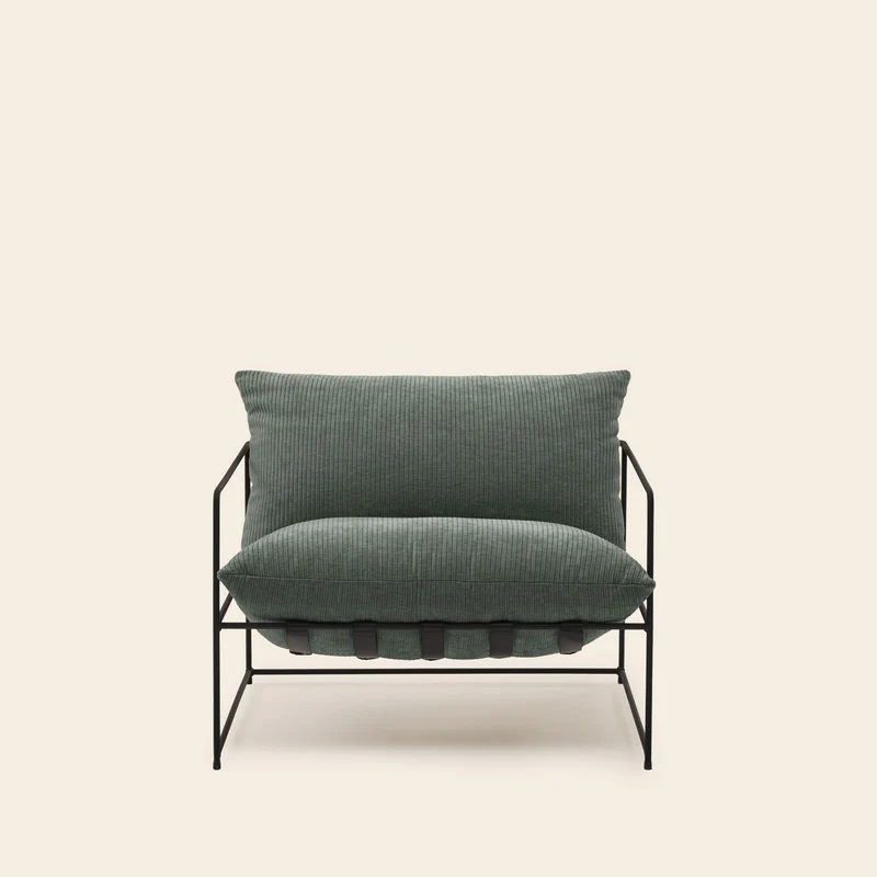 Fauteuil ALCENO racer kaki grisé