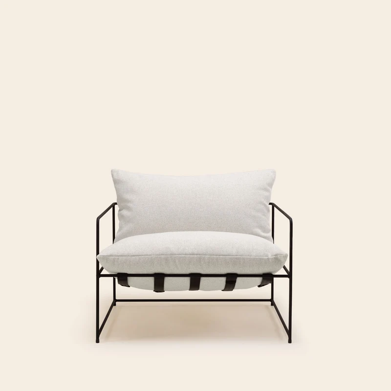 Fauteuil ALCENO glory ivoire