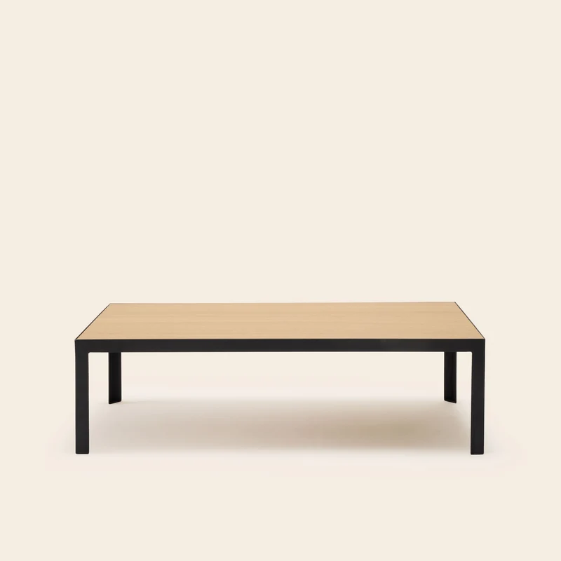 Table basse ORELIA bois et métal noir
