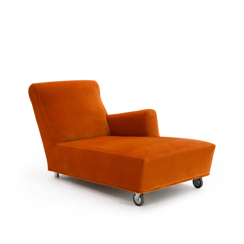 Chaise Longue with Wheels CIRCE by Atelier Associati for Giovannetti