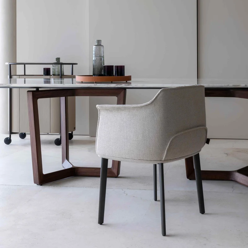 Dining Chair ARCHIBALD by Jean-Marie Massaud for Poltrona Frau