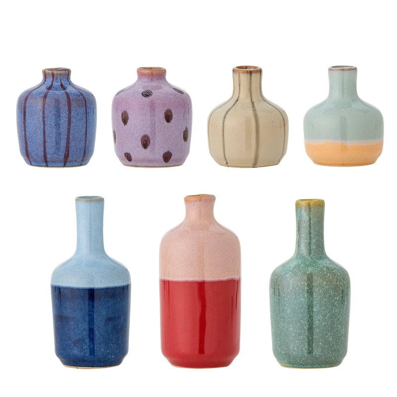 Vazenset aardewerk Maien - set van 7